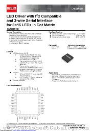 BU16501KS2-E2 datasheet pdf ROHM