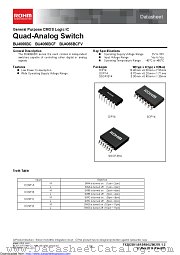 BU4066BCF-E2 datasheet pdf ROHM