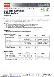 BU7963GUW datasheet pdf ROHM