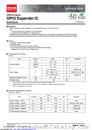 BU8272GUW datasheet pdf ROHM