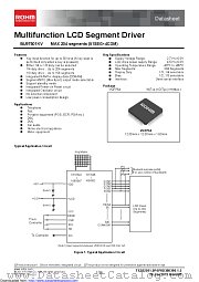 BU97501KV-E2 datasheet pdf ROHM