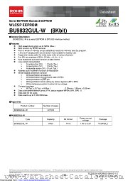 BU9832GUL-WE2 datasheet pdf ROHM