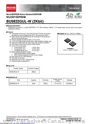 BU9833GUL-W datasheet pdf ROHM