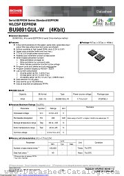 BU9891GUL-W datasheet pdf ROHM