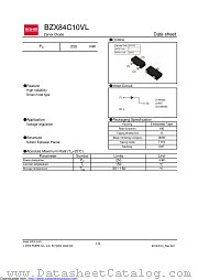 BZX84C10VL datasheet pdf ROHM