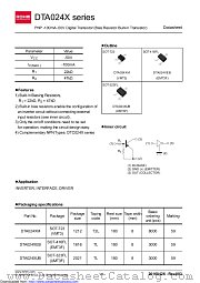 DTA024XMT2L datasheet pdf ROHM
