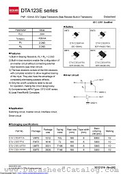DTA123EUAFRAT106 datasheet pdf ROHM