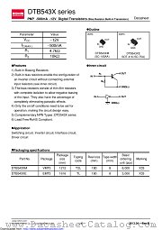 DTB543XETL datasheet pdf ROHM