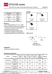 DTC015EMT2L datasheet pdf ROHM