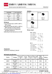 EMB11T2R datasheet pdf ROHM