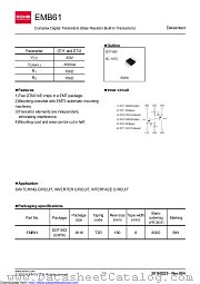 EMB61 datasheet pdf ROHM