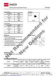 EMD29T2R datasheet pdf ROHM
