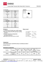 EMD62T2R datasheet pdf ROHM