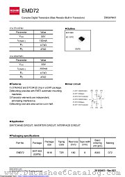 EMD72T2R datasheet pdf ROHM