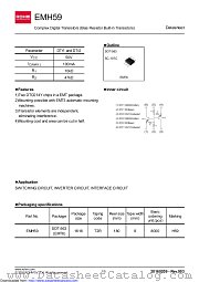 EMH59T2R datasheet pdf ROHM