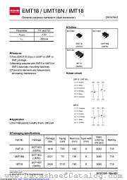EMT18T2R datasheet pdf ROHM