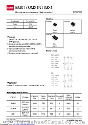 EMX1T2R datasheet pdf ROHM