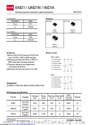 EMZ1T2R datasheet pdf ROHM