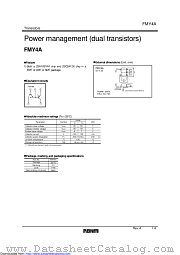 FMY4AT148 datasheet pdf ROHM