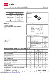 HS8K11TB datasheet pdf ROHM