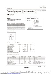 IMT4FRAT110 datasheet pdf ROHM