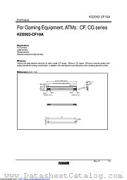KD2002-CF10A datasheet pdf ROHM