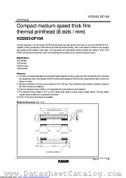 KD2003-DF10A datasheet pdf ROHM