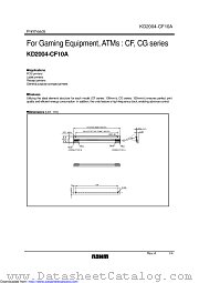 KD2004-CF10A datasheet pdf ROHM