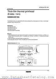 KD2004-DC10A datasheet pdf ROHM