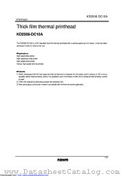 KD2006-DC10A datasheet pdf ROHM