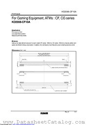 KD2008-CF10A datasheet pdf ROHM