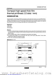 KD3003-DF10A datasheet pdf ROHM