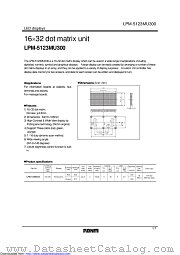 LPM-5123MU300 datasheet pdf ROHM