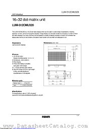 LUM-512CMU320 datasheet pdf ROHM