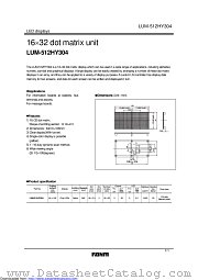 LUM-512HY304 datasheet pdf ROHM