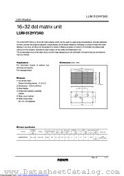 LUM-512HY3A0 datasheet pdf ROHM