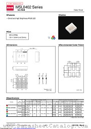 MSL0402RGBU datasheet pdf ROHM