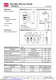 RB160MM-50 datasheet pdf ROHM