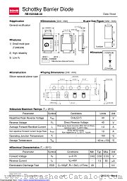 RB160VAM-40 datasheet pdf ROHM