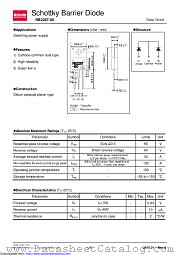 RB228T-60 datasheet pdf ROHM