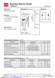 RB238T-40 datasheet pdf ROHM