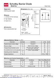 RB238T-60 datasheet pdf ROHM