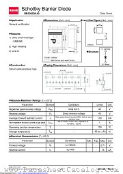 RB520CM-40 datasheet pdf ROHM