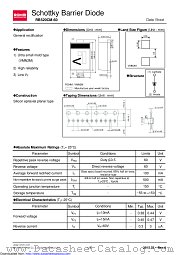 RB520CM-60 datasheet pdf ROHM
