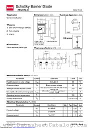 RB520VM-30TE-17 datasheet pdf ROHM
