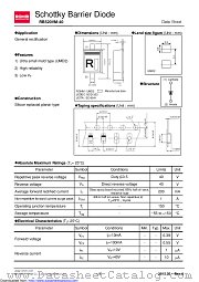 RB520VM-40 datasheet pdf ROHM