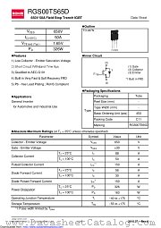 RGS00TS65DC11 datasheet pdf ROHM