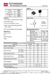 RGT50NS65D(LPDS) datasheet pdf ROHM