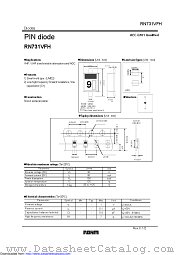 RN731VFHTE-17 datasheet pdf ROHM