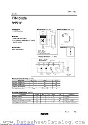 RN771V datasheet pdf ROHM